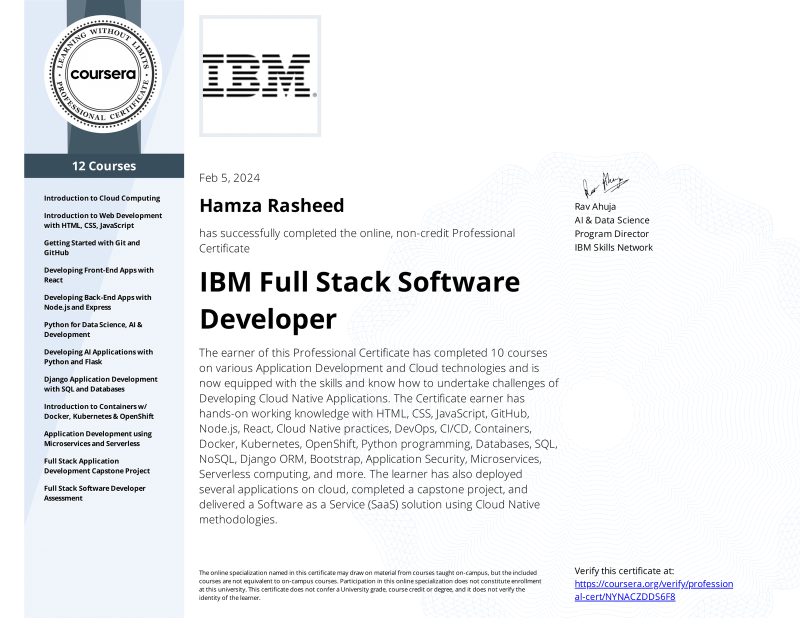 IBM Full Stack Software